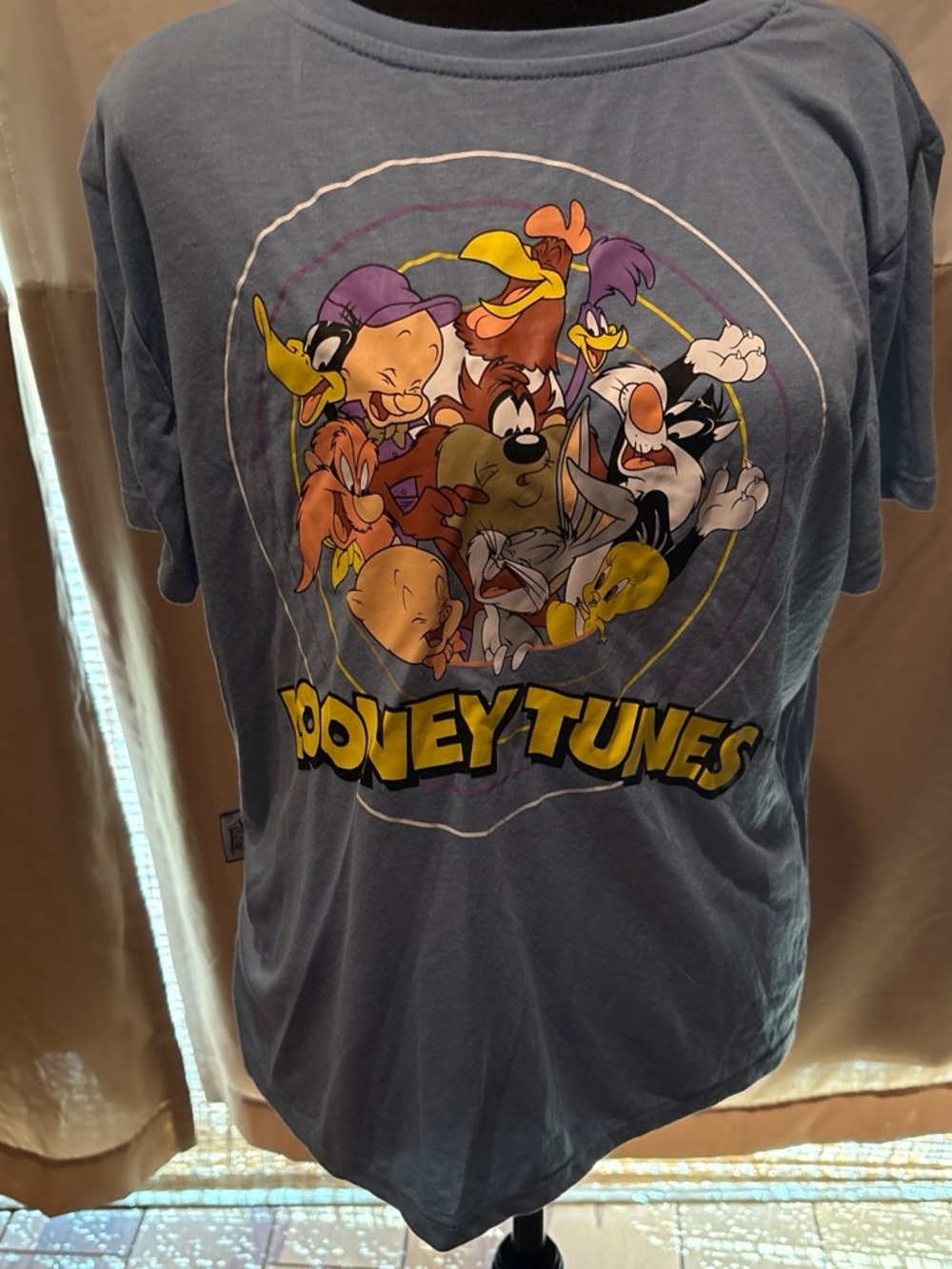 Warner Bros. Looney Tunes Light Blue Graphic Tee